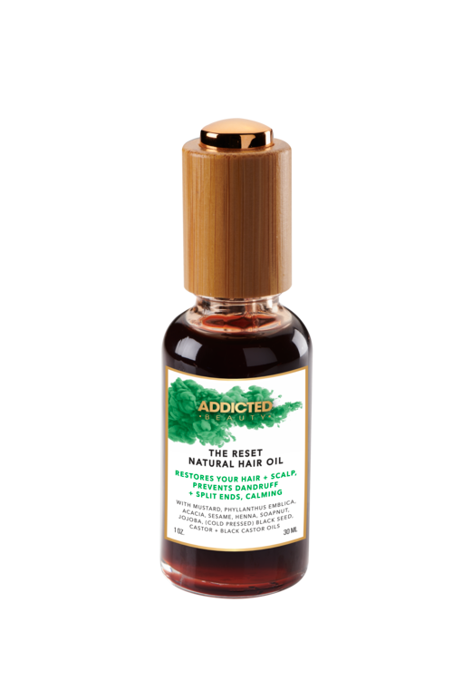 Huile capillaire ayurvédique pour cheveux secs