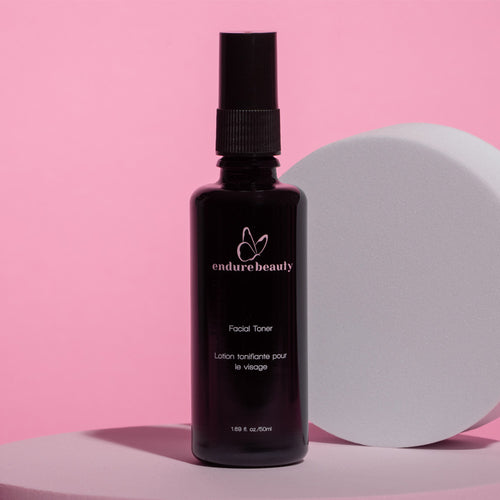 Lotion tonique bio à l'eau de rose et à la camomille