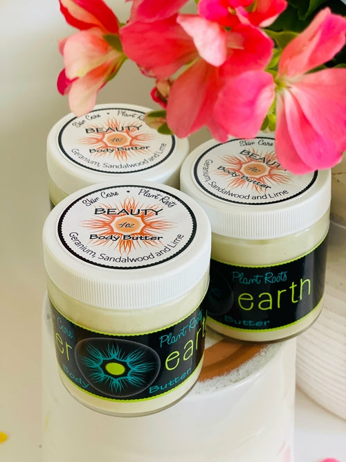 Beurre corporel nourrissant karité, géranium et santal