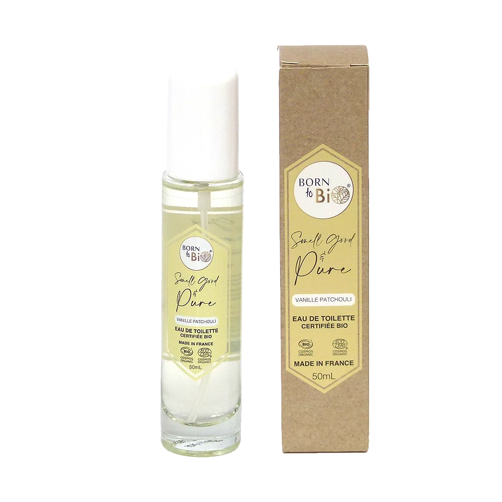 Vanille Patchouli – Eau de toilette bio – Born to Bio