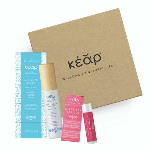 Coffret Summer Sun Kear – Huile corps et soin lèvres – vue 2