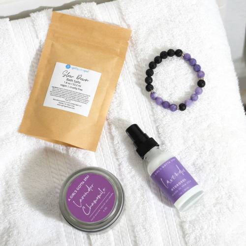 Coffret bien-être Be Well – Bougie, sels de bain et brume d'oreiller – vue 3