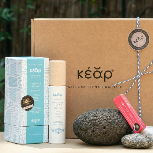 Coffret Summer Sun Kear – Huile corps et soin lèvres – vue 3