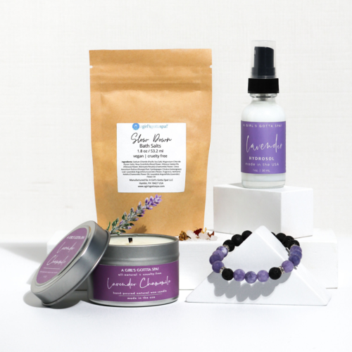 Coffret bien-être Be Well – Bougie, sels de bain et brume d'oreiller – vue 2